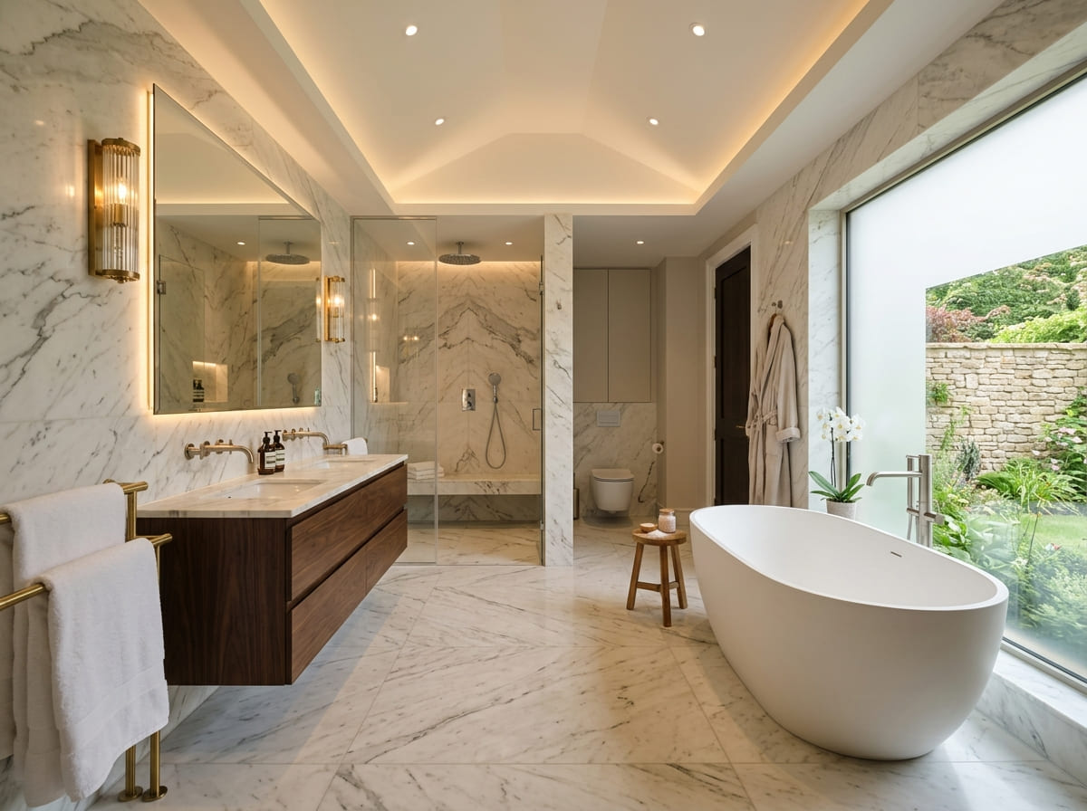 Custom Bathroom Renovation in Addison